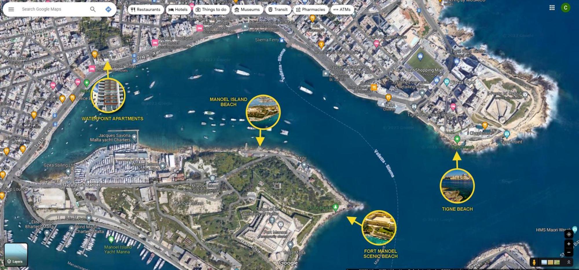 סליאמה Sea Front Spacious Valletta Views Apartments מראה חיצוני תמונה